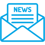 newsletter blue
